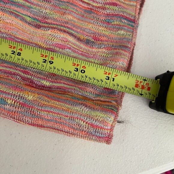 Isabella Rose Coverup Pants Women's Small Mesh Slit Drawstring Colorful NWT - Picture 14 of 14